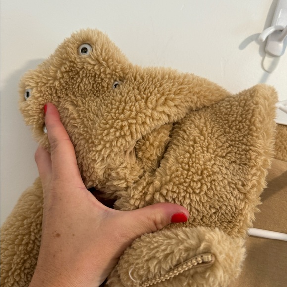 Alo Foxy Sherpa Jacket Size Large - Tan - Picture 8 of 9